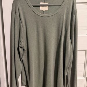 Thread & Supply Olive Green Long Sleeve Top